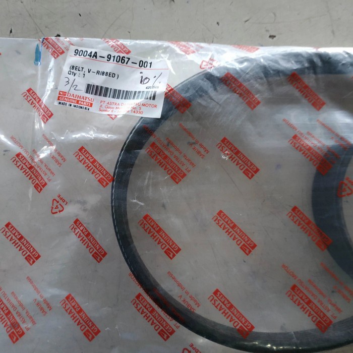 Fan Belt Tali Kipas Grand New Avanza Xenia 2015 6Pk1520 9004A-91067 Kode Ly 318