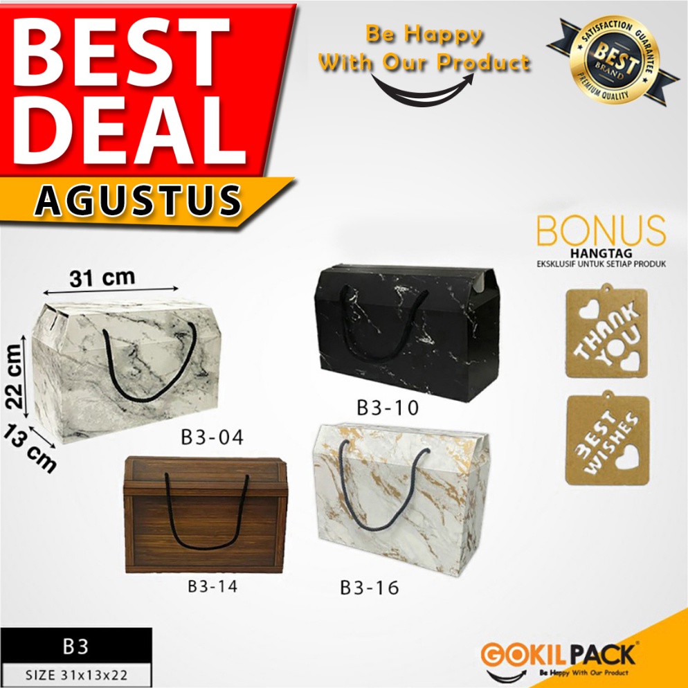 

Sale GOKILPACK- Gable Box Marble - Box Kado Souvenir Mewah Motif Marble - B3-04 ➶Terkini