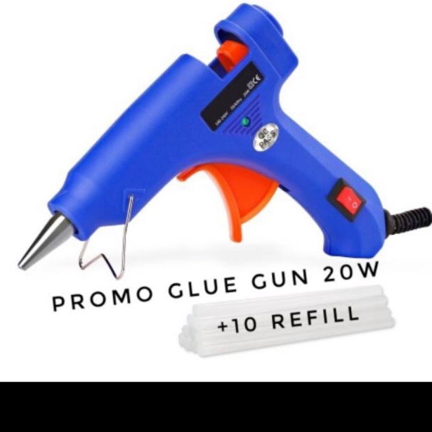 

Promo glue gun lem bakar 2 on off watt plus refill 10 batang 91