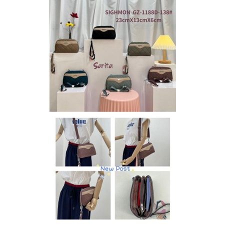 tas selempang Dompet wanita import sighmon 1188