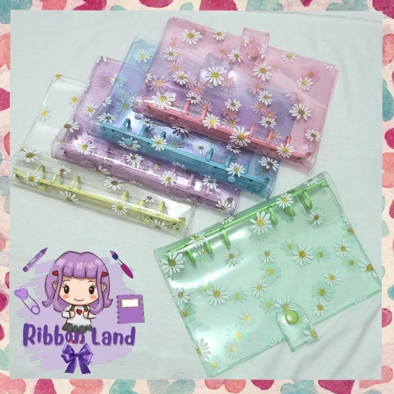

[MPF] A5 A6Binder Daisy Cover Ring Warna Big Print Daisy Best Produk