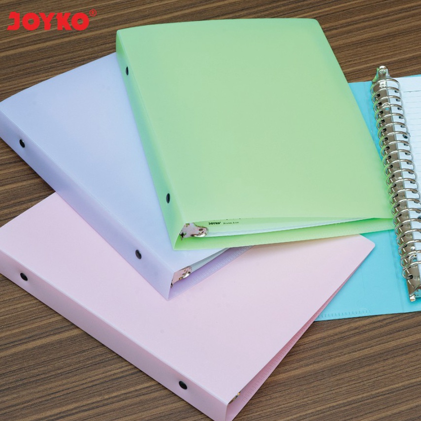 

[PRODUK GEAAU42] BISA COD!! JOYKO BINDER NOTE A5 B5 / BUKU BINDER CATATAN PASTEL TRANSPARAN RETRO A5 B5 JOYKO MURAH BERKUALITAS NEW Terkini