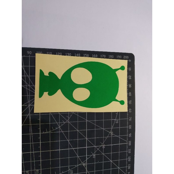 

cutting stiker alien