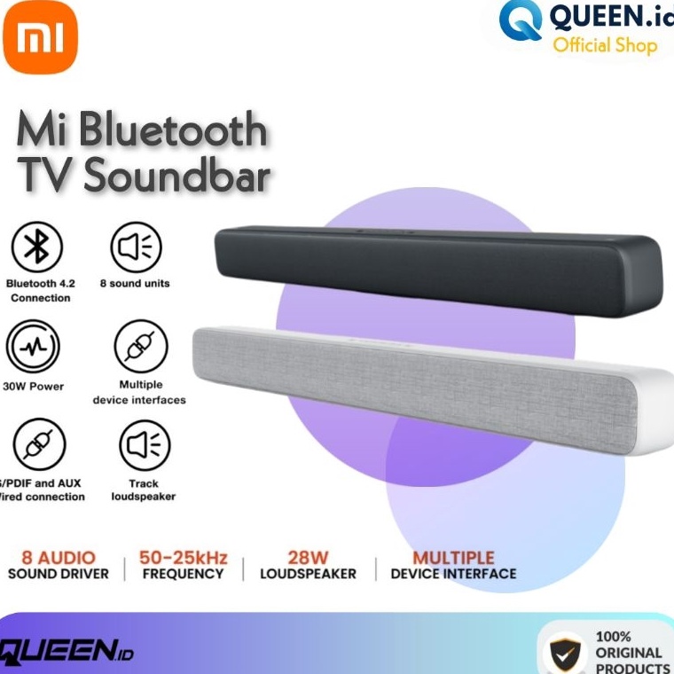 MURAH MERIAH Xiaomi Mi TV Soundbar Wired - Wireless Bluetooth Home Stereo Audio Sound With 8 Speaker