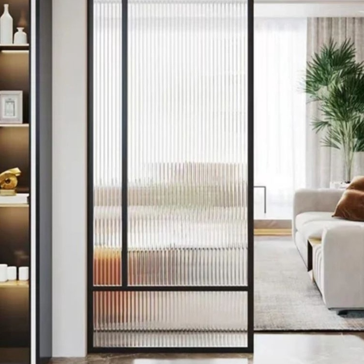 ➠ FLUTED REEDED MORU GLASS WINDOW STICKER | Sticker Kaca Fluted Reeded Moru Sandblast d Paling Dicar