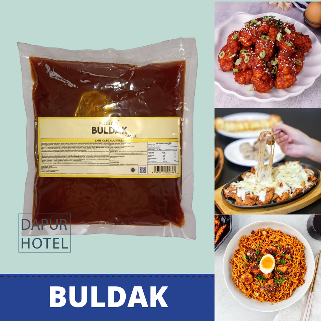 

Omayo Buldak Sauce 500 G Halal Saus Ayam Ala Korea--