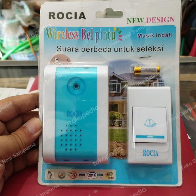 =====] bel pintu listrik hattasu tanpa kabel / wireless door bell
