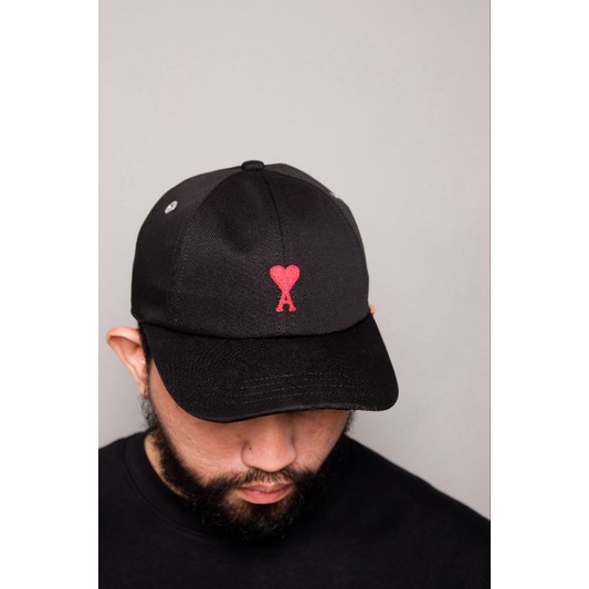 AMI PARIS BLACK CAP