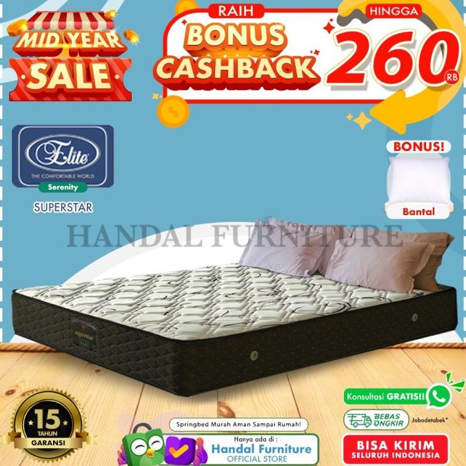 Springbed ASLI Elite Serenity Superior 180x200 (Hanya Kasur)