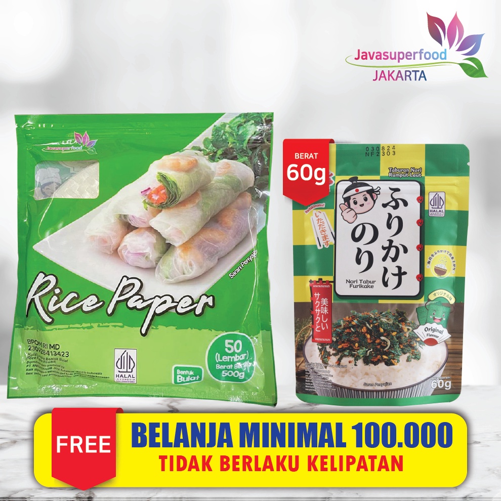 

HTSX4586 [Halal] Rice Paper / Banh Trang High Quality Rice Paper 22cm / Kulit Lumpia Vietnam Rice Paper / rice roll spring roll