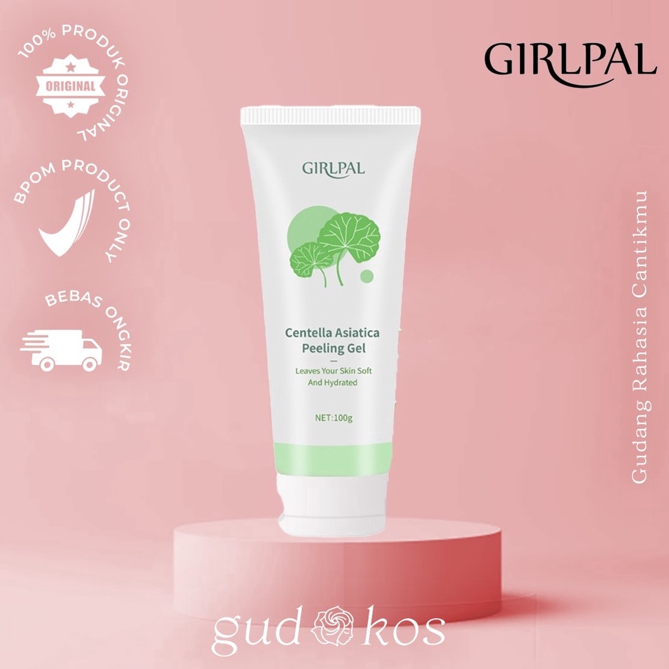 Sikat abisDd2D7 GIRLPAL Centella Asiatica Peeling Gel Exfoliating Facial Glowing 100GR
