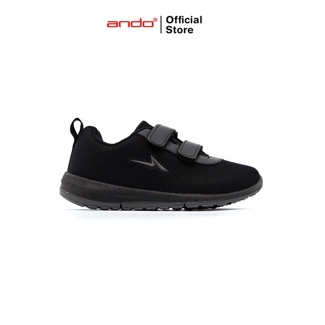 Ando Official Sepatu Sneakers Nitta Jt V Anak - Hitam/Hitam