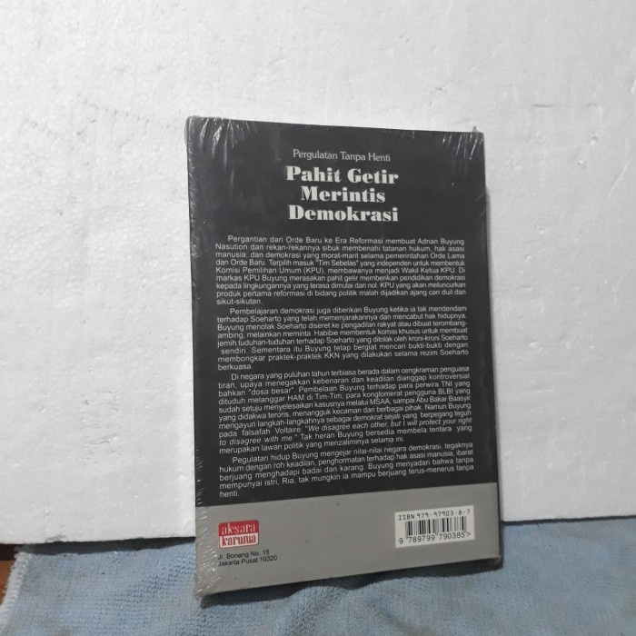 HOT SALE PERGULATAN TANPA HENTI PAHIT GETIR MERINTIS DEMOKRASI TERLARIS