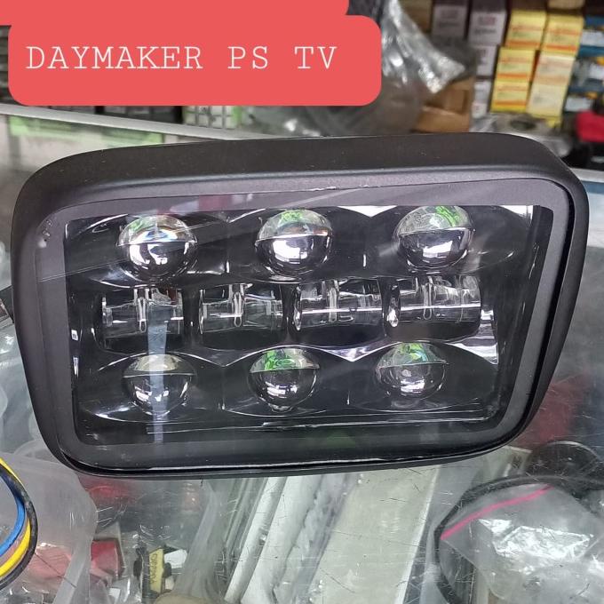 Lampu Reflektor Headlamp Daymaker Led Vespa Ps Kotak Tv