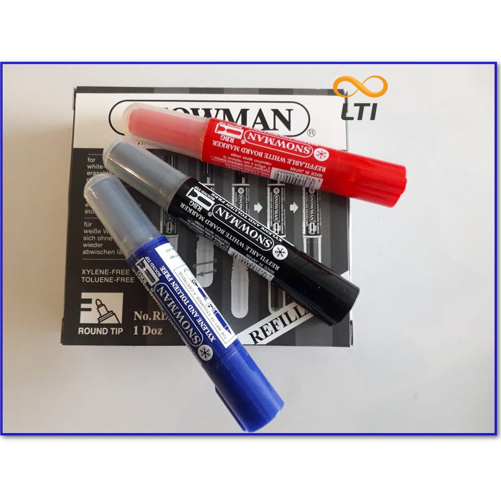 

Ready✹ DL6JB Spidol Snowman Refillable Whiteboard Marker - RBG 096 Terlaku.