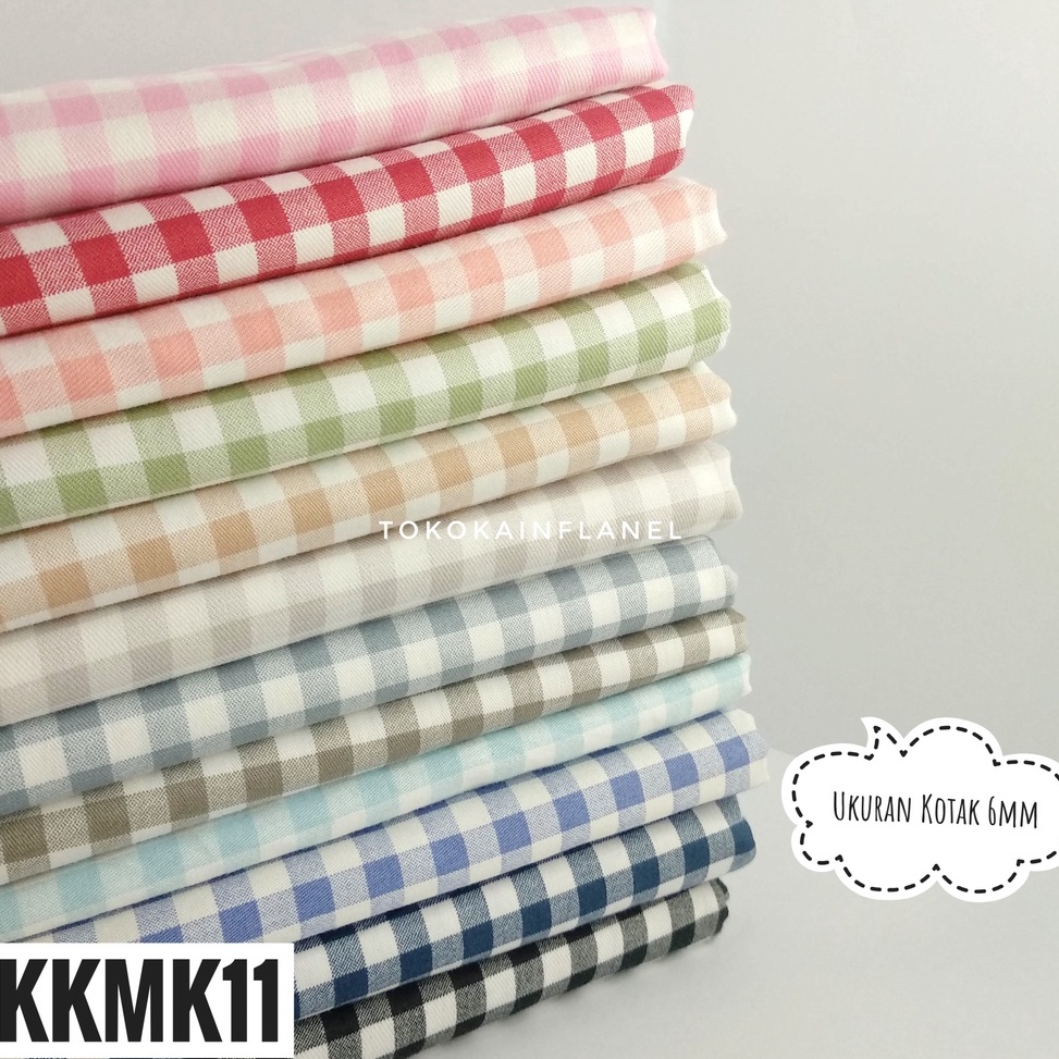 STAR BRANDS  BONUS MINI GOLD  Kain Katun Jepang motif Kotak Medium / Sedang KKMK11