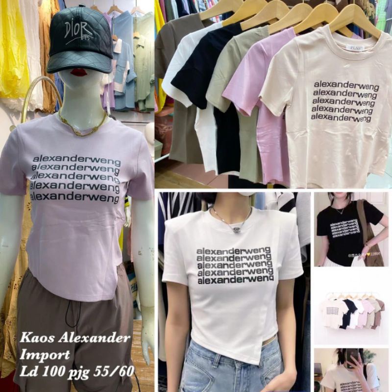 KAOS ATASAN IMPORT | KAOS WANITA IMPORT