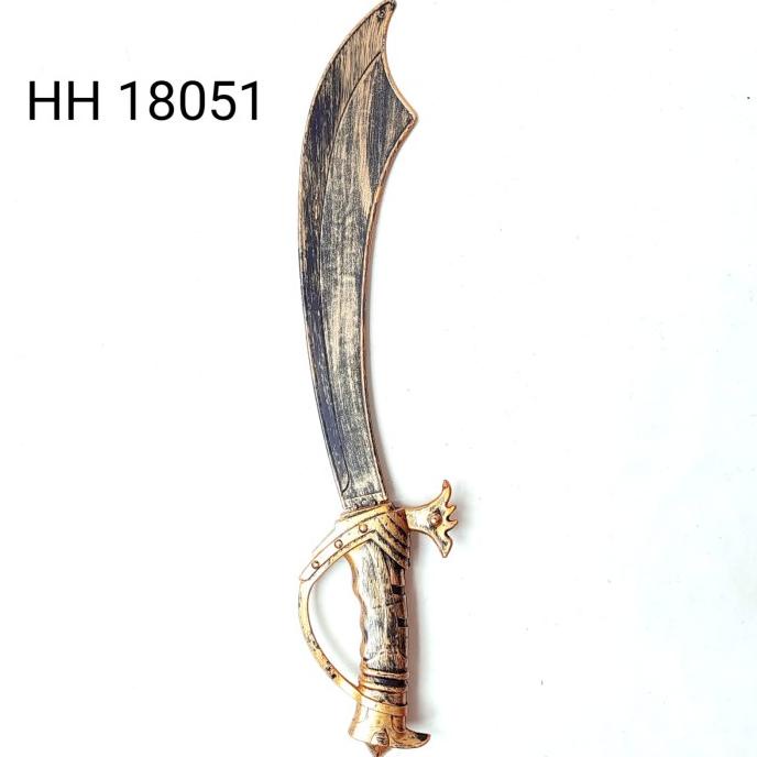 

New Sale Mainan Pisau Pirate Emas Kostum Cosplay Halloween Kapak Merah Darah Pengiriman Cepat