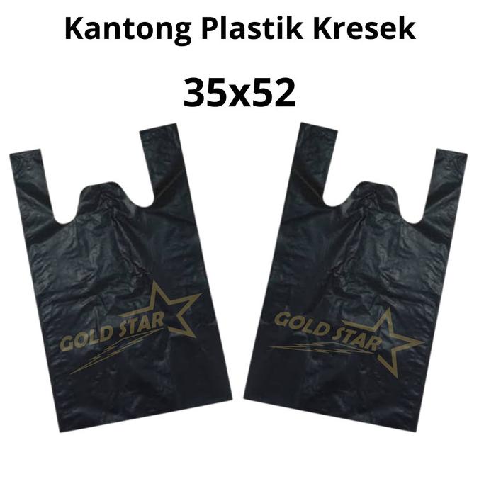 %%%%] Tas Kresek Hitam Besar 35x52 Kantong Plastik Kresek Murah