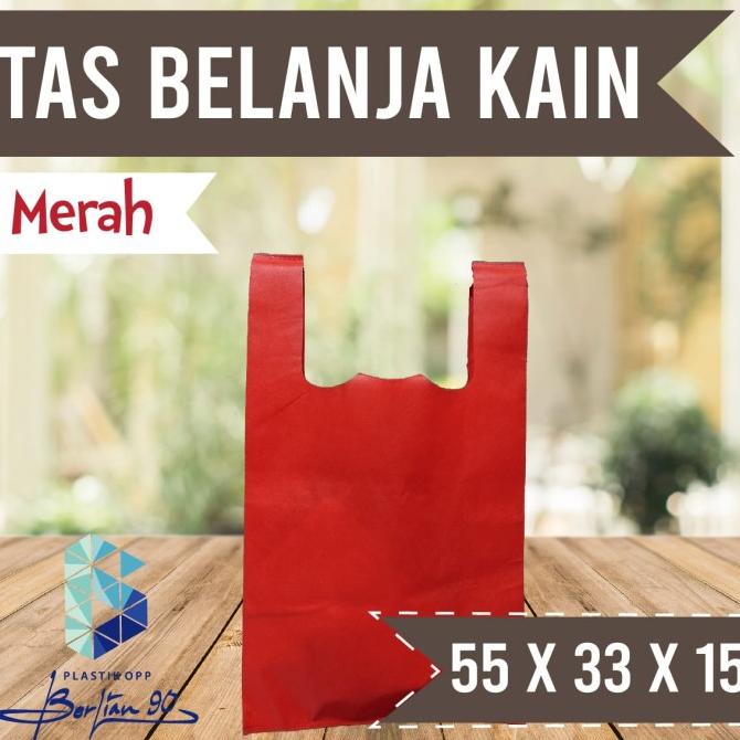

+++++] Tas belanja spundbond 55 x 33 x 15 goodie bag kresek tas kain belanja