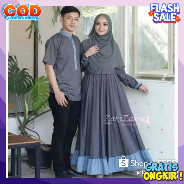Bj Pasangan Koko Gamis Couple Muslim Kopel Gsmis Simpel Gamis Cauple Lebaran Baju Kapelan Cp Keluarg