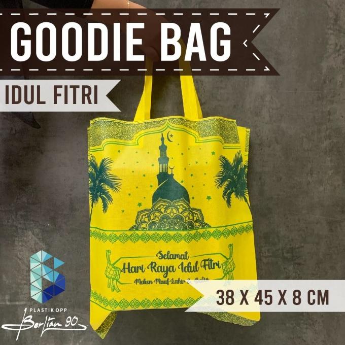 

best produk] Goodie Bag Idul Fitri 38 x 45 x 8 Tas Spunbond idul Fitri Tas Kain