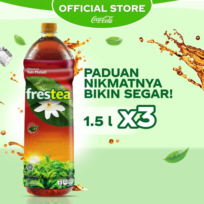 

Frestea Rasa Jasmine Minuman Teh - Botol 1.5L x 3pcs