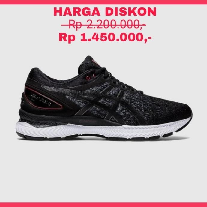 Sepatu Running Olahraga Lari Pria Asics Gel Nimbus 22 Knit Original