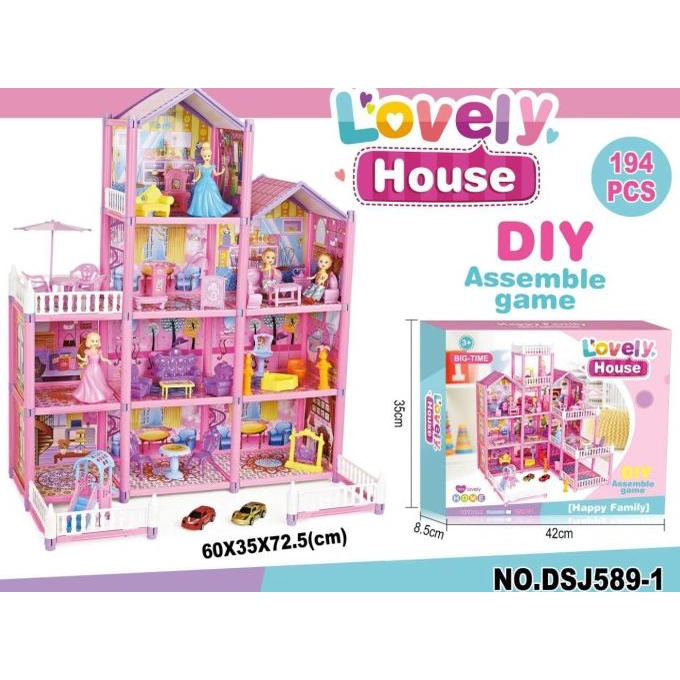 =+=+=+] MURAH Mainan Rumah Rumah 4 Lantai Villaku Anak Perempuan / Dream House
