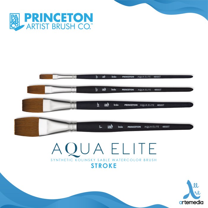 

Kuas Lukis Princeton Aqua Elite 4850St Stroke Synthetic Brush Sh