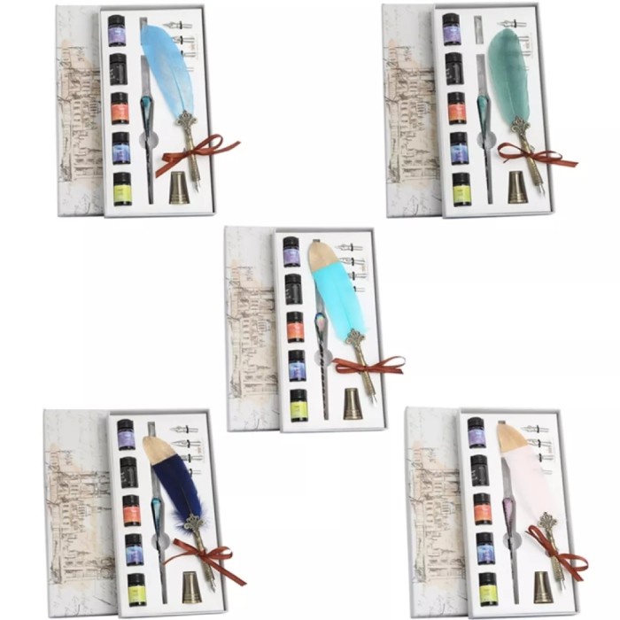 

Bestseller Retro Calligraphy Pen With Carved Pattern Ink