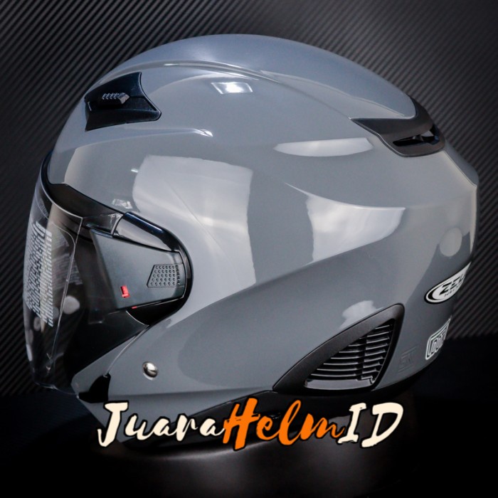 Zeus Helm Zs611 Solid / Grey 11C Zs-611 / Zs 611 Half Face