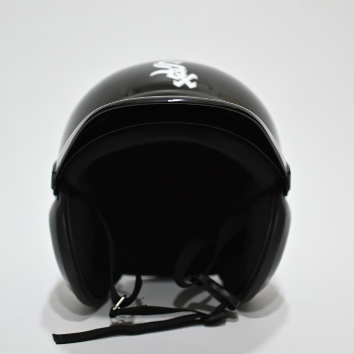 Belllissimo Baseball Motorcycle Half Face Helmet - Sox Black