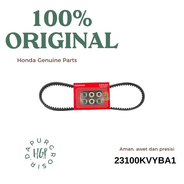 V-belt + Roller Beat Karbu, Belt Drive Kit Original AHM - 23100KVYBA1