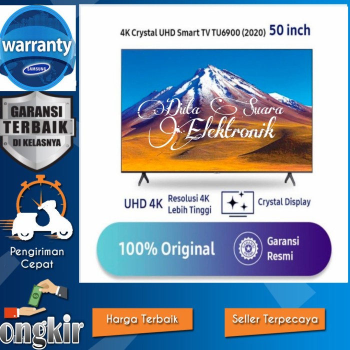 Led Tv Samsung 50 Inch 50Tu6900 Digital Smart Tv 4K Uhd Garansi Resmi
