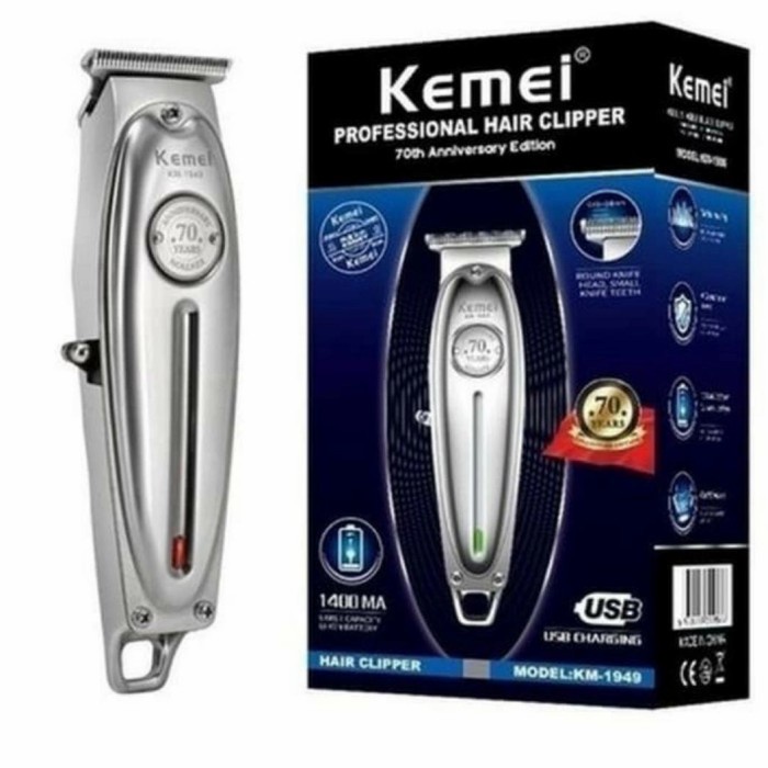 Alat Cukur Rambut kemei original KM 1949 / Trimmer Metal Kemei ori