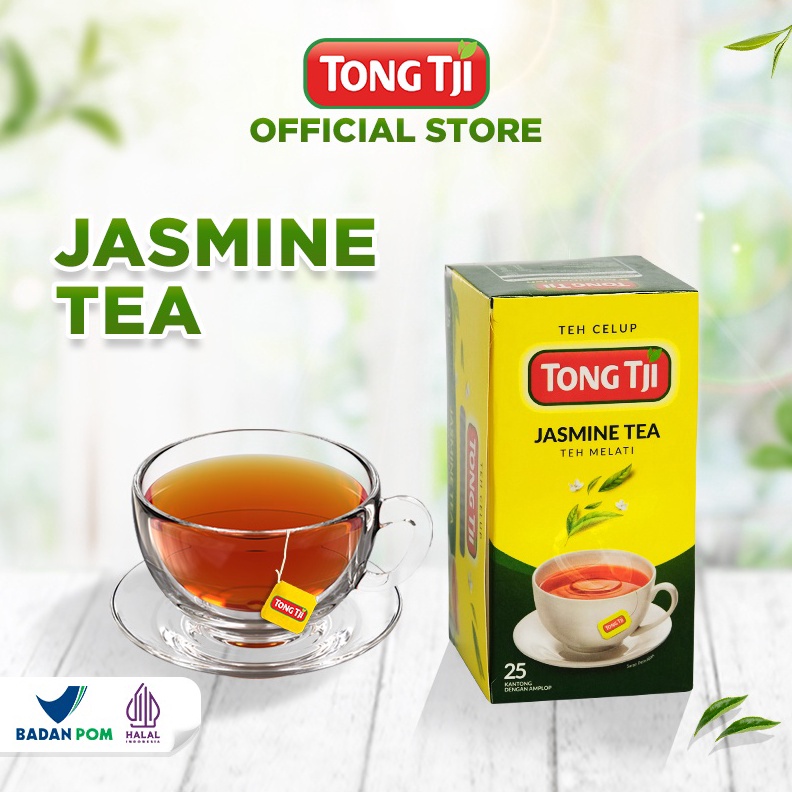 

QHQX4271 Tong Tji Jasmine Tea dgn Amplop 25s, Teh Celup per Pack