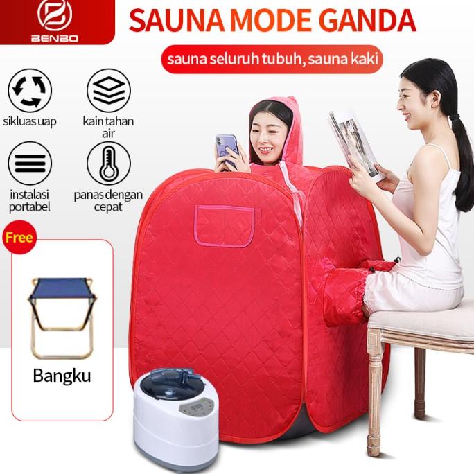 Dobel Sauna Portable Sauna Steam Alat Pelangsing Tubuh Alat Sauna Room