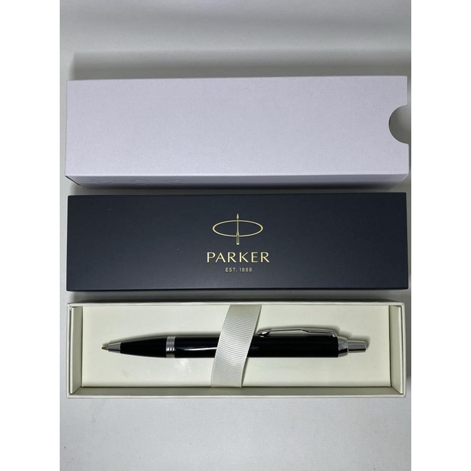 

&<&<&<&] Pulpen Parker New Im Black Original BP CT ( Klip Silver )