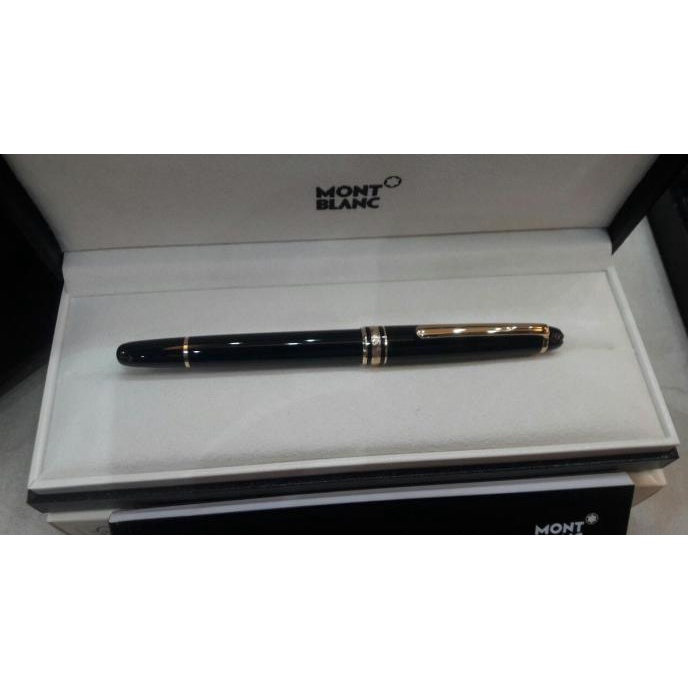 

:>:>:>:>] Pulpen Montblanc ORIGINAL Tipe Meisterstuck Gold Classique Rollerball