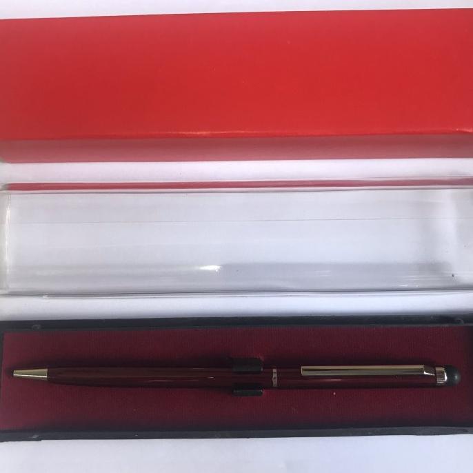 

^^^^^] Pulpen Besi / Pulpen Promosi Isi Stilus Merah + Kotak