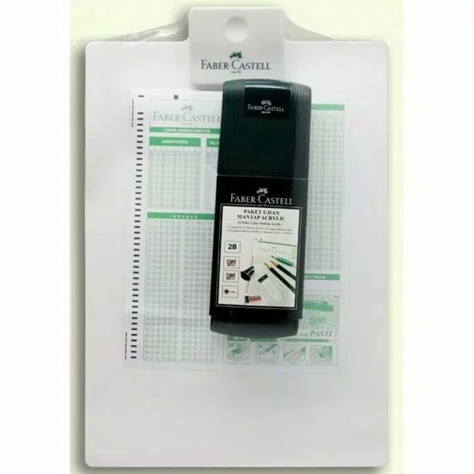 

Paket ujian/Papan ujian acrylic/akrilik Faber castell