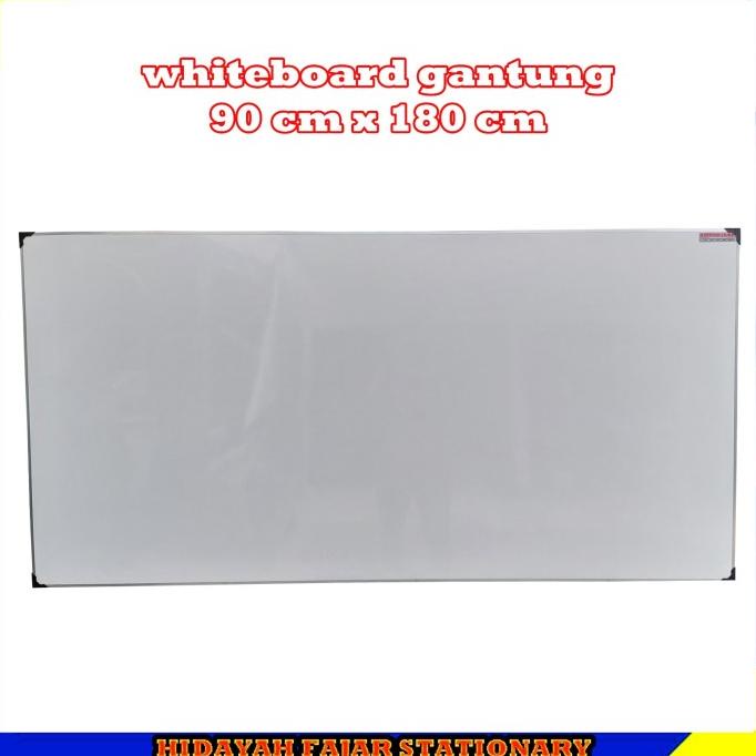 

papan tulis - whiteboard gantung 90 x 180 cm