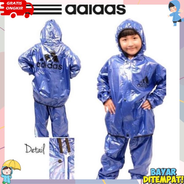 Mantrol Tanggung Best Quality Jashuja Jas Hujan Anak Perempuan Laki Laki Mantel Hujan Ansk Raincoat 