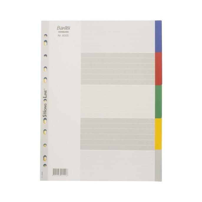 

:=:=:=:=] Bantex PP Colour Divider A5 dan A4