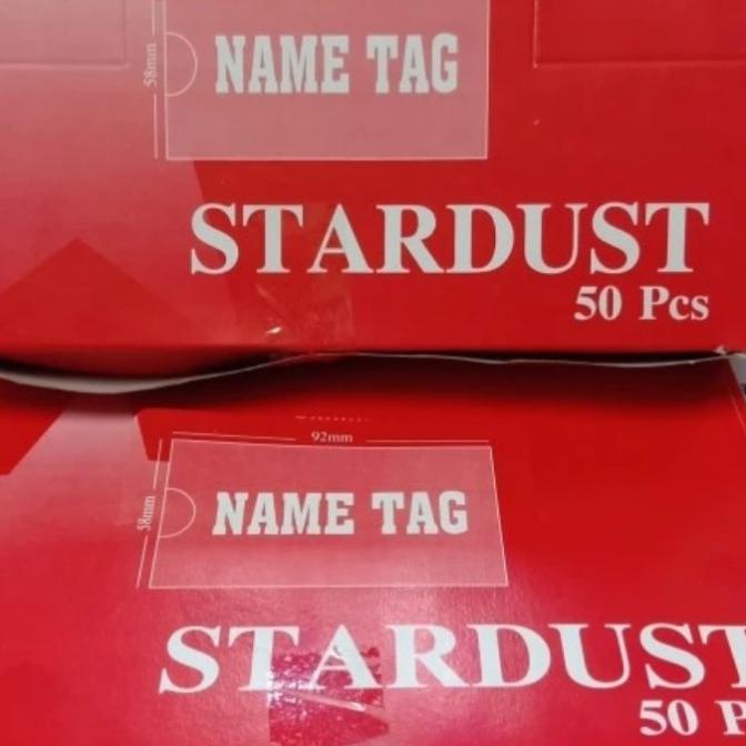 

$+$+$+$+] name tage id card 1 pak isi 50 pcs