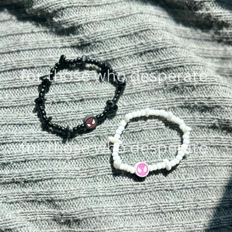 BUS307 GELANG COUPLE MILES MORALES & GWEN STACY V2 SPIDERMAN ACROSS THE SPIDER VERSE GELANG KOPEL CO