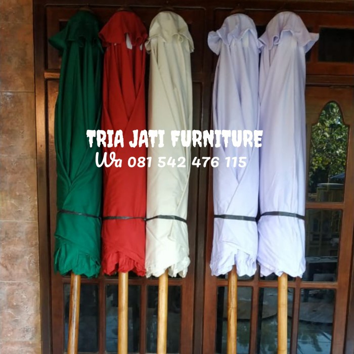 Emmir Payung Taman Rangka Kayu Jati Taman Cafe Pantai Resto Villa Outdoor