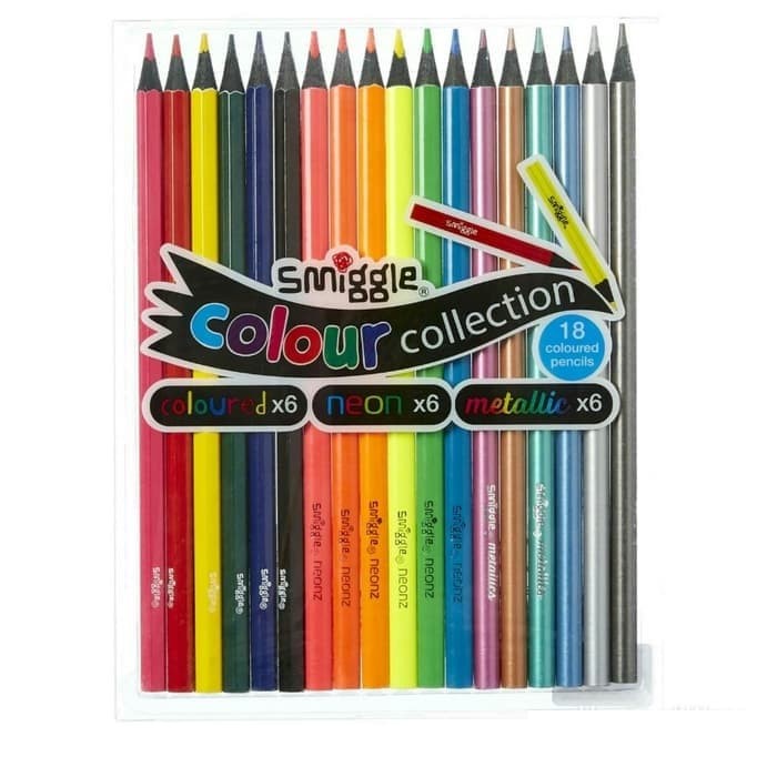 

Terlaris Smiggle Colour Collection Pencil Pack - Pensil Warna Smiggle