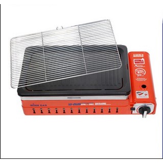 WINN GAS STOVE PORTABLE W GRILL&BBQ 2WS